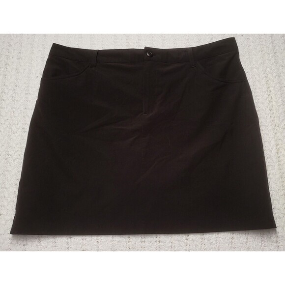 Eddie Bauer Women's Adventurer Black Skort Size 16 - Picture 1 of 7